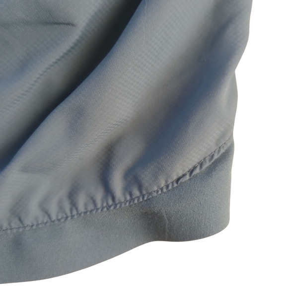 Athleta Short Mesh Racer Run Short Size Large Grey Tie Waist Featherweight Large - Picture 3 of 11